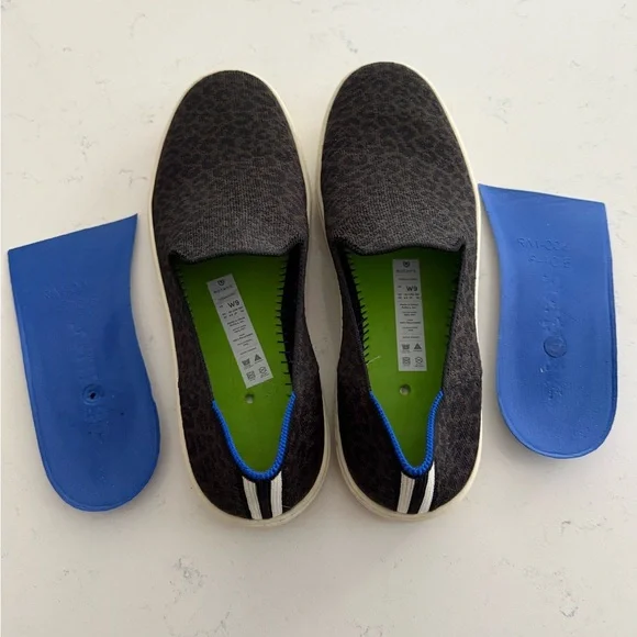 Rothy's Leopard Print Slip on Sneakers - Brown and black - Picture 5 of 6